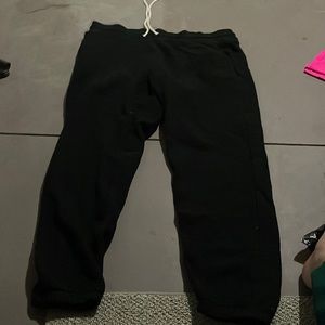 Women’s black joggers